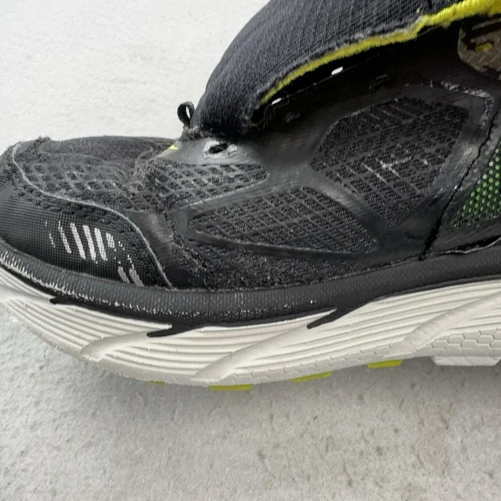 Hoka One One Challenger ATR 3 Running Shoes Mens Size 8 Black Lime Cushioned EVO